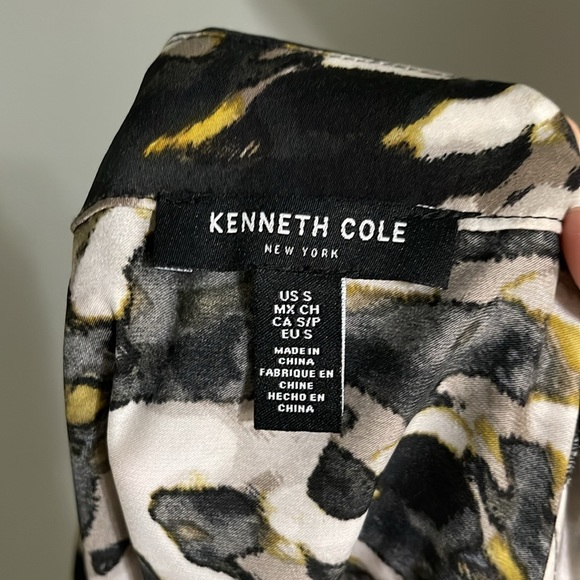 Kenneth Cole wrap front silky top - Picture 5 of 9